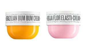 sol de janeiro brazilian bum bum cream and beija flor cream body moisturizer bundle