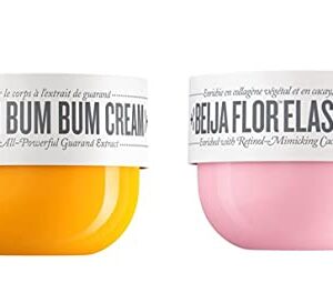 SOL DE JANEIRO Brazilian Bum Bum Cream and Beija Flor Cream Body Moisturizer Bundle