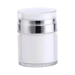 kuyyfds airless pump jar empty refillable travel cream bottle portable cosmetic container 30mlcream bottle,airless pump jar,cream container,refillable bottle,travel cream pots,lotion pump containers
