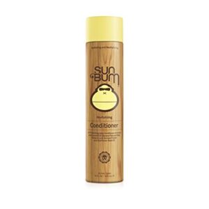 sun bum revitalizing conditioner| smoothing and shine enhancing |paraben free, gluten free, vegan, uv protection | daily conditioner for all hair types | 10 oz bottle