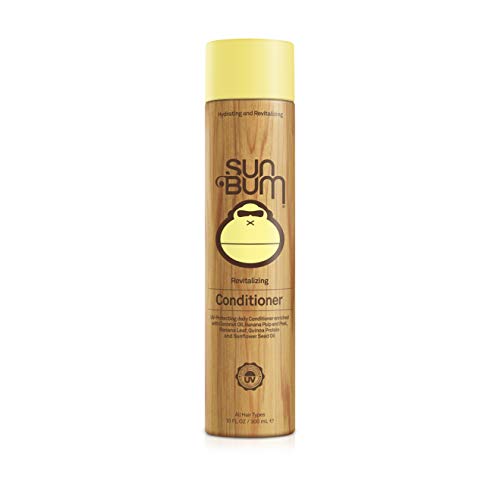 Sun Bum Revitalizing Conditioner| Smoothing and Shine Enhancing |Paraben Free, Gluten Free, Vegan, UV Protection | Daily Conditioner for All Hair Types | 10 oz bottle