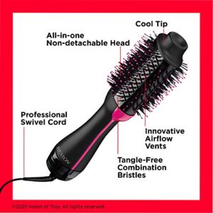 REVLON 1100 Watt 3 Heat 2 Speed Pro Collection One Step Ionic Hair Dryer and Volumizer