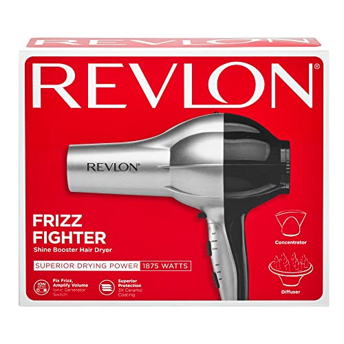 Revlon Shine Booster Hair Dryer | 1875W Smooth Blowout and Maximum Volume