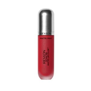 Revlon Ultra HD Matte Lipcolor, Velvety Lightweight Matte Liquid Lipstick in Red / Coral, Love (625), 0.2 oz