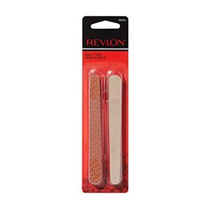 Compact Nail File by Revlon, Dual Sided Nail Care Tool, Smooths & Shapes Nails, Easy to Use, Compact Emery Boards (Pack of 24)