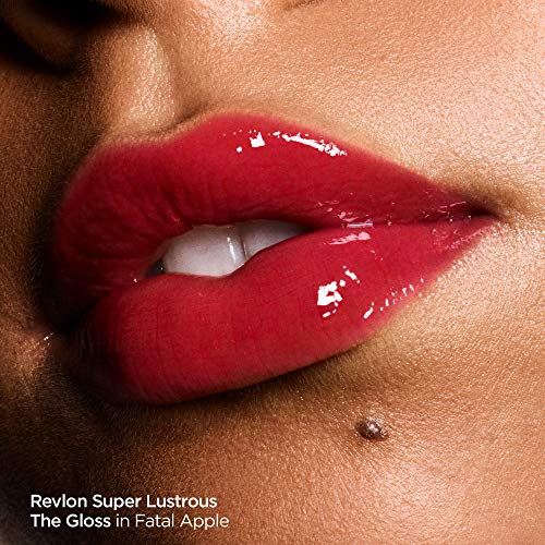 Lip Gloss by Revlon, Super Lustrous The Gloss, Non-Sticky, High Shine Finish, 247 Desert Spice, 0.13 Oz