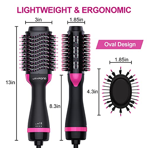 Hair Dryer Brush Blow Dryer Brush in One, Hair Dryer and Styler Volumizer Professional 4 in 1 Hot Air Brush, Negative Ion Anti-Frizz Blowout Hair Dryer Brush for Mothers Day Gifts for Mom