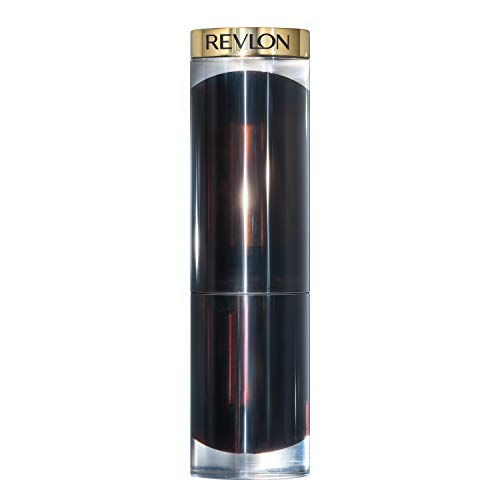 REVLON Super Lustrous Glass Shine Lipstick, Flawless Moisturizing Lip Color with Aloe, Hyaluronic Acid and Rose Quartz, Chocolate Luster (010), 0.15 oz