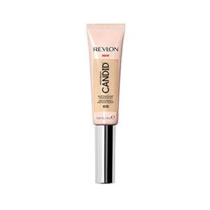 concealer stick by revlon, photoready candid face makeup with anti-pollution & antioxidant ingredients, longwear medium-full coverage infused with caffine,natural finish,oil free,015 light, 0.34 fl oz