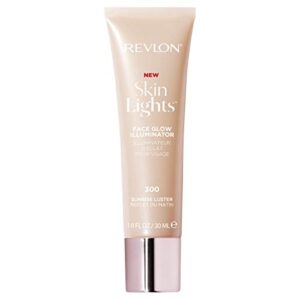 revlon skinlights face glow illuminator, liquid bronzer, sunrise luster, 1 fl oz