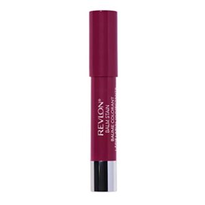 Lip Balm by Revlon, Tinted Lip Stain, Face Makeup with Lasting Hydration, Infused with Shea Butter, Mango & Coconut Butter, Shimmer Finish, 030 Smitten, 0.01 Oz