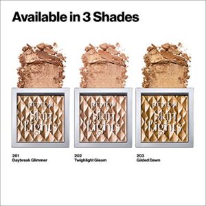 Highlighter Makeup by Revlon, Skin Lights Prismatic Powder Face Makeup, Natural Glow, Shimmer Finish, 201 Daybrak Glimmer, 0.28 Oz