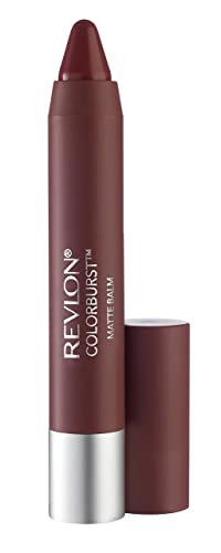 Lip Balm by Revlon, Matte Tinted Lip Stain, Face Makeup with Lasting Hydration, Infused with Shea Butter, Mango & Coconut Butter, Matte Finish, 225 Sultry, 0.01 Oz