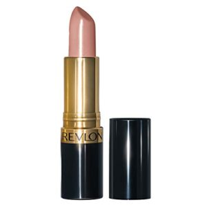 lipstick by revlon, super lustrous lipstick, high impact lipcolor with moisturizing creamy formula, infused with vitamin e and avocado oil, 755 bare it all