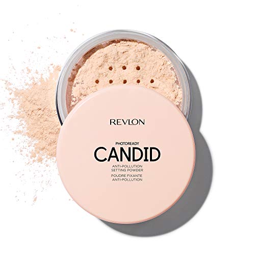 Setting Powder by Revlon, PhotoReady Candid Blurring Face Makeup, Anti-Pollution, Lightweight & Breathable High Pigment, Natural Finish, 001 Universal Translucent, 0.5 Oz