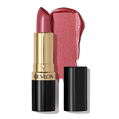 Lipstick by Revlon, Super Lustrous Lipstick, High Impact Lipcolor with Moisturizing Creamy Formula, Infused with Vitamin E and Avocado Oil, 610 Gold Pearl Plum