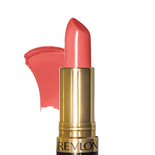 Revlon Super Lustrous Lipstick, High Impact Lipcolor with Moisturizing Creamy Formula, Infused with Vitamin E and Avocado Oil in Reds & Corals, Coral Berry (674) 0.15 oz