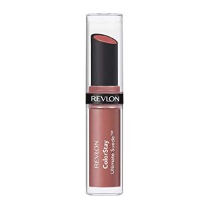 lipstick by revlon, colorstay ultimate suede lipstick, high impact lip color with moisturizing creamy formula, infused with vitamin e, 055 iconic, 0.09 oz