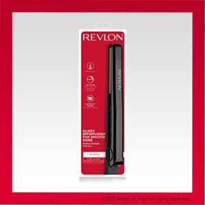 Revlon Perfect Heat Triple Ceramic Flat Iron | For Ultra Straight Styles (1 in)