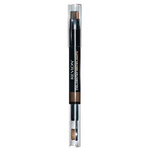 revlon colorstay browlights pencil, eyebrow pencil & brow highlighter, 0.55 lb, dark brown