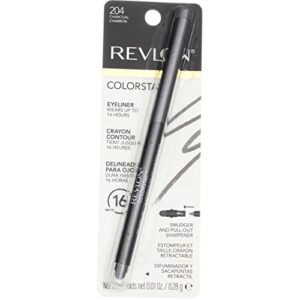 revlon colorstay eyeliner pencil, charcoal [204], 0.01 oz (pack of 3)