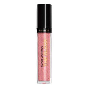 lip gloss by revlon, super lustrous the gloss, non-sticky, high shine finish, 301 rose quartz, 0.13 oz