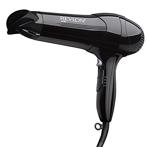 Revlon 1875 Watt Full-Size Turbo Dryer, Black