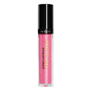 lip gloss by revlon, super lustrous the gloss, non-sticky, high shine finish, 210 pinkissimo, 0.13 oz