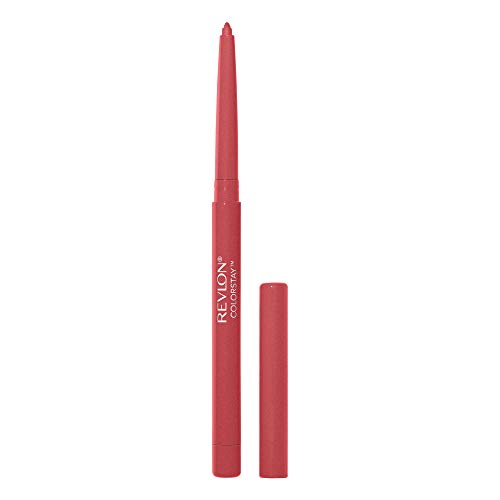 Lip Liner by Revlon, Colorstay Face Makeup with Built-in-Sharpener, Longwear Rich Lip Colors, Smooth Application, 650 Pink