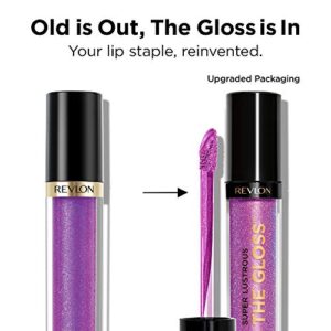 Lip Gloss by Revlon, Super Lustrous The Gloss, Non-Sticky, High Shine Finish, 310 Choco Crush, 0.13 Oz