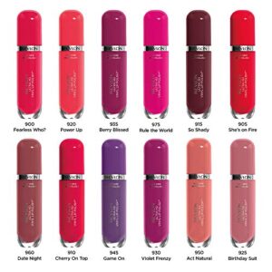 Revlon Ultra HD Vinyl Lip Polish, Liquid Lipstick, Cherry On Top, Cherry Red Gloss, 0.2 Fluid Ounce