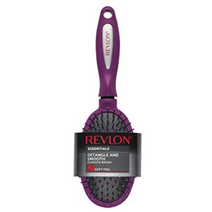 revlon detangle & smooth berry cushion hair brush