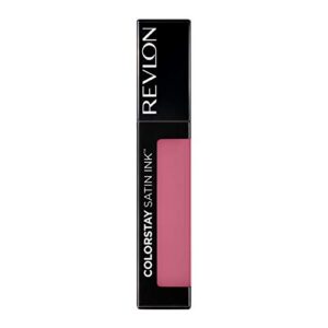 Liquid Lipstick by Revlon, Face Makeup, ColorStay Satin Ink, Longwear Rich Lip Colors, Formulated with Black Currant Seed Oil, 008 Mauvey, Darling, 0.17 Fl Oz