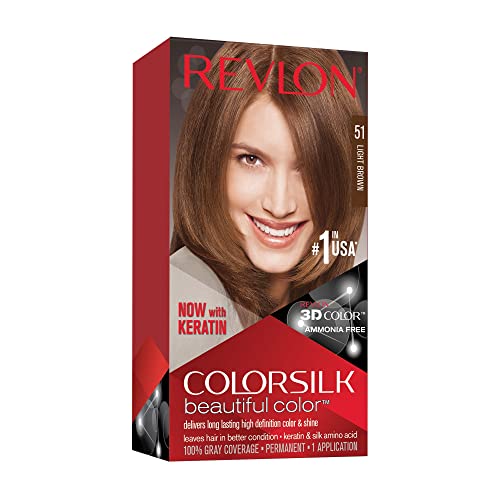 Revlon Colorsilk #51 Light Brown (Pack of 2)