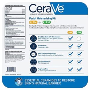 CeraVe Facial Moisturizing Lotion 3oz. AM/PM Bundle