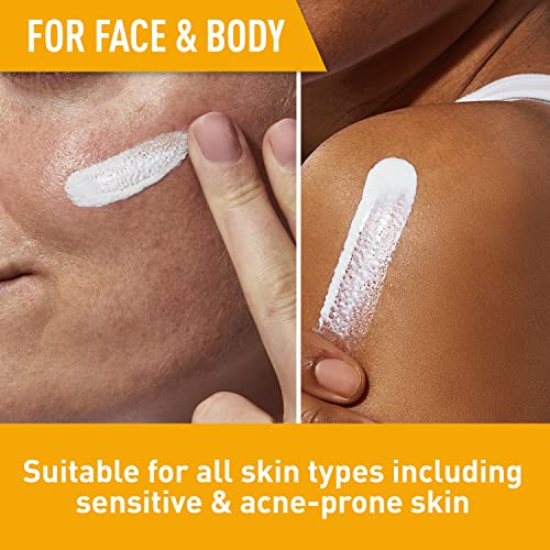 CeraVe Hydrating Sheer Sunscreen SPF 30 for Face and Body | Mineral Sunscreen & Chemical Sunscreen with Zinc Oxide, Hyaluronic Acid, Niacinamides and Ceramides| Paraben Free Fragrance Free | 3 Ounces