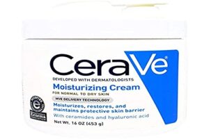 cerave, cerave moisturizing cream with pump, 16 ounce