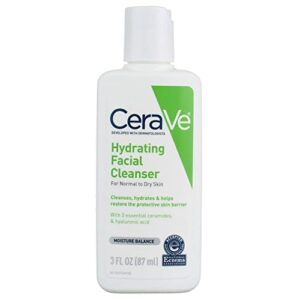 cerave hydrating facial cleanser for normal to dry skin 3 fl oz