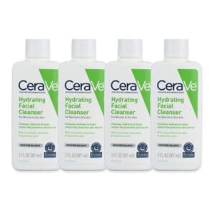 CeraVe Hydrating Facial Cleanser For Normal to Dry Skin 3 fl oz