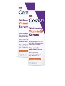 cerave vitamin c serum with hyaluronic acid (pack 1) (pack 2)