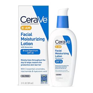 cerave facial moisturizing lotion am spf#30 3 ounce (89ml) (2 pack)