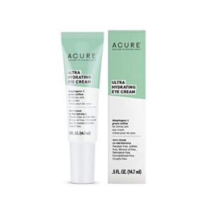 acure ultra hydrating eye cream | 100% vegan | intense moisture for super thirsty skin | adaptogens & green coffee – deeply moisturizes | 0.5 fl oz