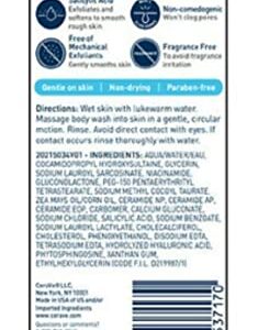 CeraVe SA Cleanser Bar for Rough & Bumpy Skin Bundle - of 4 Bars With 3 Essential Ceramides Jojoba Beads Smoothing Formula Salicylic Acid Fragrance Free, 4.5 Ounce (Pack 4)