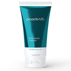 proactivmd ultra gentle face cleanser – daily facial wash for sensitive skin, soothing green tea cleanser for all skin types – 6 oz.