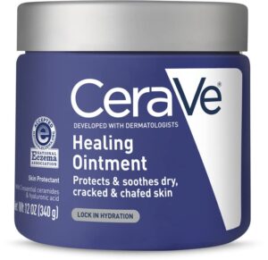cerave healing ointment for cracked & chafed skin, 12oz