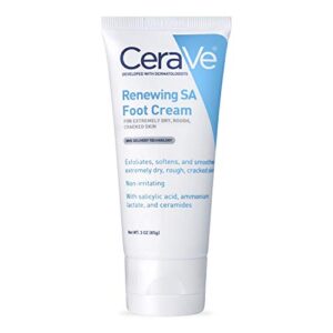 cerave foot cream with salicylic acid | 3 oz | foot cream for dry cracked’ | fragrance free