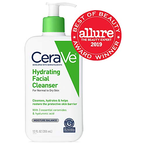 CeraVe Hydrating Facial Cleanser for Daily Face Washing