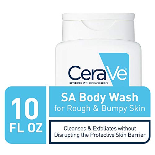 CeraVe Body Wash with Salicylic Acid | 10 Ounce | Fragrance Free Body Wash to Exfoliate Rough and Bumpy Skin | ⭐️ Exclusive