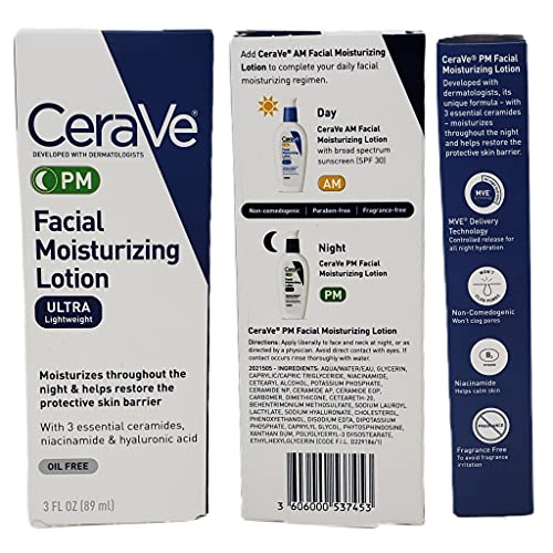 CeraVe Daily Skincare Facial Bundle - Hydrating Facial Cleanser (16 oz), Foaming Facial Cleanser (16 oz), AM Facial Moisturizing Lotion with Sunscreen (3 oz), and PM Facial Moisturizing Lotion (3 oz)