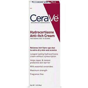 cerave hydrocortisone anti-itch cream 1 oz (pack of 2)